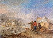 Michau, Theobald Winter Landscape china oil painting reproduction